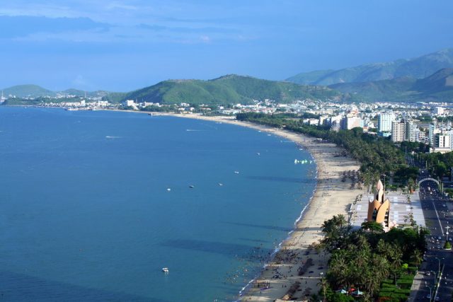 Biển ở thành phố Nha Trang