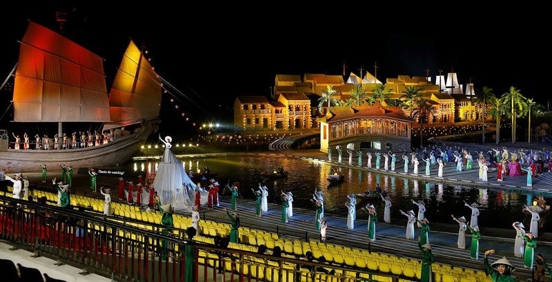 Show "Ký ức Hội An" được đánh giá là show diễn đẹp nhất thế giới (Ảnh: sưu tầm)