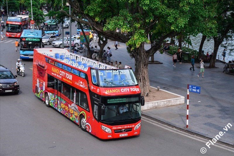 Xe buýt 2 tầng tham quan thủ đô Hà Nội 