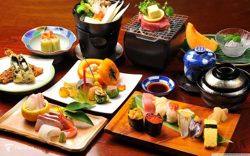 Tận hưởng bữa tiệc ẩm thực món Nhật đặc sắc