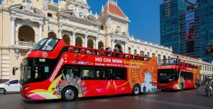 Vé xe buýt 2 tầng Hồ Chí Minh – Hop on Hop off city tour 2023