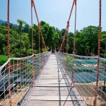 Du lịch suối Lương checkin cây cầu dây xinh đẹp
