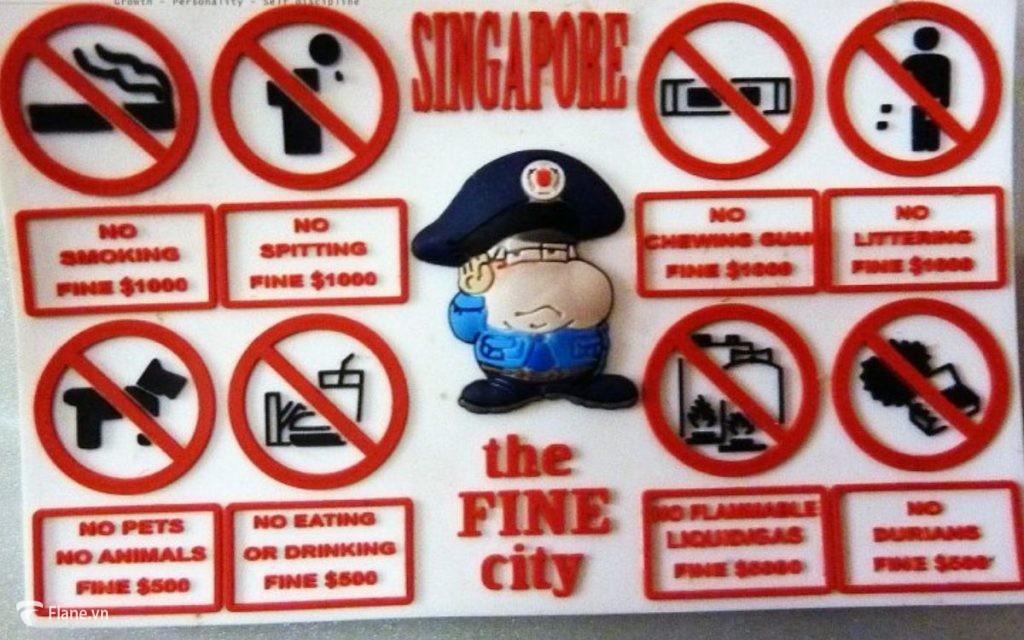 Những điều cấm kị khi du lịch Singapore Malaysia