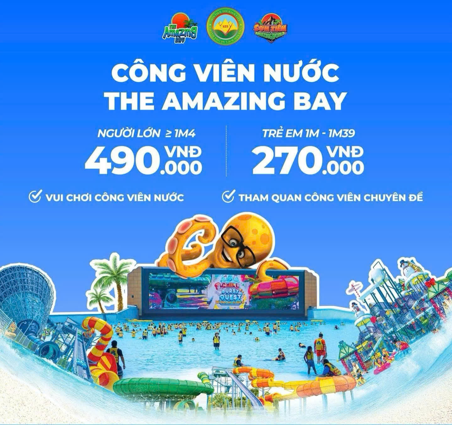 Giá vé amazing bay mới nhất